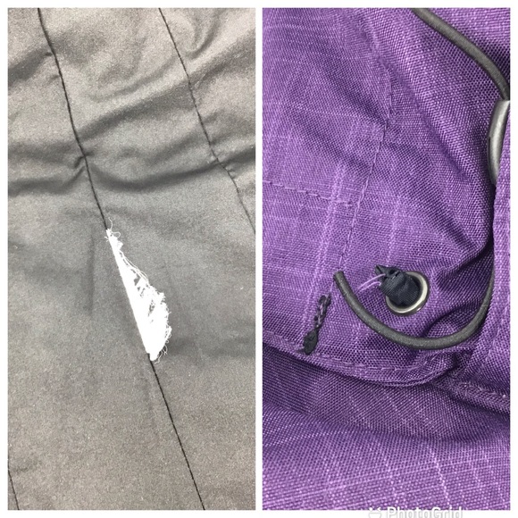 Columbia Sleet to Street Purple Plaid Parka, Med - Picture 15 of 16